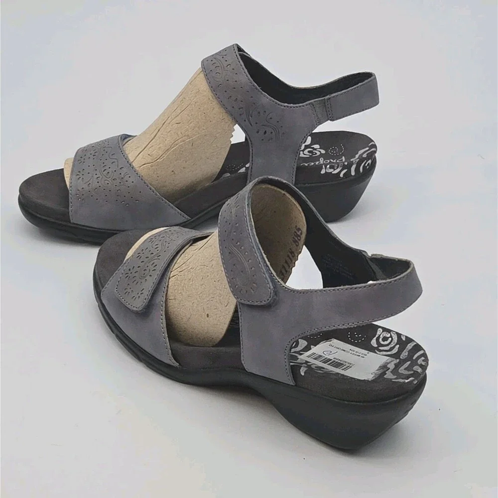 Propet Wanda Sandal Women Sz 10 XX Wide (4E) Blue 2.25